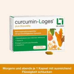 Curcumin-Loges plus Boswellia Kapseln, 60 St