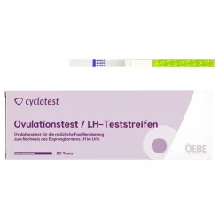 Cyclotest Ovulationstest LH-Teststreifen, 25 St