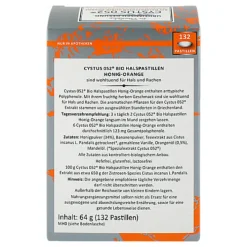 Cystus 052 Bio Halspastillen Honig Orange, 132 St> Husten & Halsbonbons|Bonbons & Pastillen