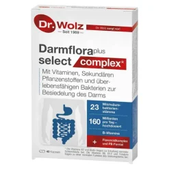 Dr. Wolz Darmflora plus select complex magensaftresistent Kapseln, 40 St> Bakterienkulturen