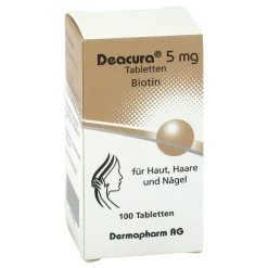 Deacura 5 mg Tabletten, 100 St> Vitamin B7 (Biotin)