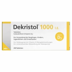 Dekristol 1.000 I.E. Tabletten, 200 St
