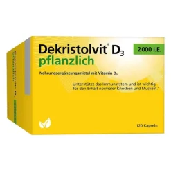 Dekristolvit D3 2000 I.E. pflanzlich Kapseln, 120 St