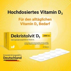 Dekristolvit D3 2.000 I.E. Tabletten, 60 St