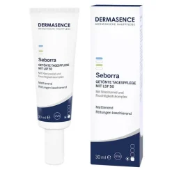 Dermasence Seborra getönte Tagespflege Creme LSF 50, 30 ml