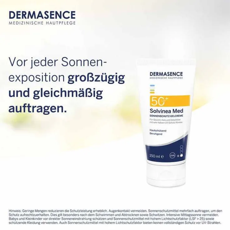 Dermasence Solvinea Med LSF 50 + Creme, 150 ml