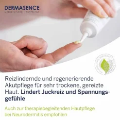 Dermasence Vitop forte Rescue Pflegecreme, 50 ml> Trockene & Sensible Haut|Neurodermitis Basispflege