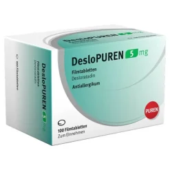 Puren Pharma DesloPUREN 5 mg Filmtabletten, 100 St> Desloratadin|Allergie Tabletten