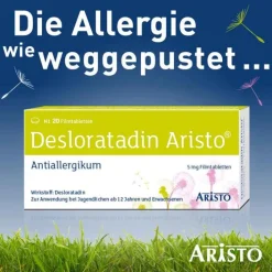 Aristo Desloratadin ® Antiallergikum 5 mg Filmtabletten, 100 St><noscript><img width=