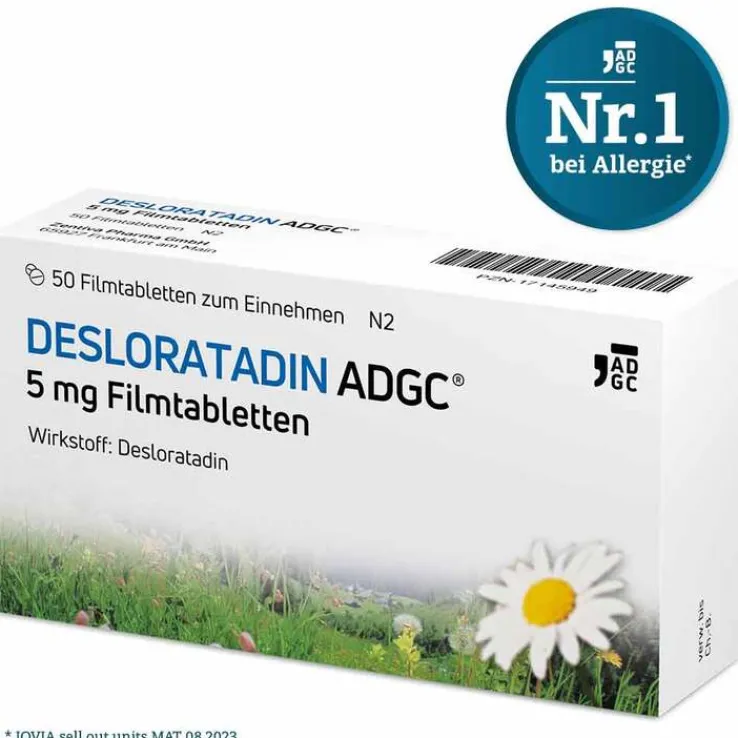 Desloratadin-ADGC 5 mg Filmtabletten, 50 St