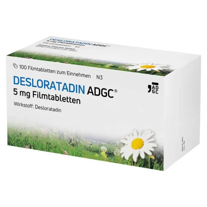 ADGC Desloratadin- 5 mg Filmtabletten, 100 St> Desloratadin|Allergie Tabletten
