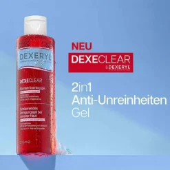 Dexeryl Dexeclear Reinigungsgel schäumend für unreine Haut, 200 ml> Unreine Haut|Reinigung