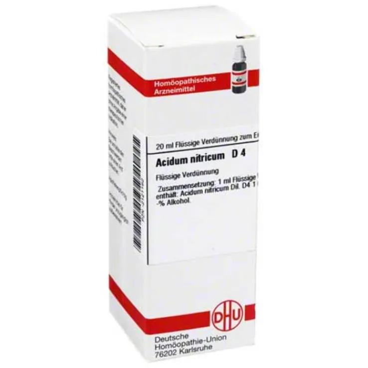 DHU Acidum nitricum D 4 Dilution, 20 ml