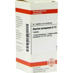 DHU Asarum europaeum D 12 Tabletten, 80 St> A