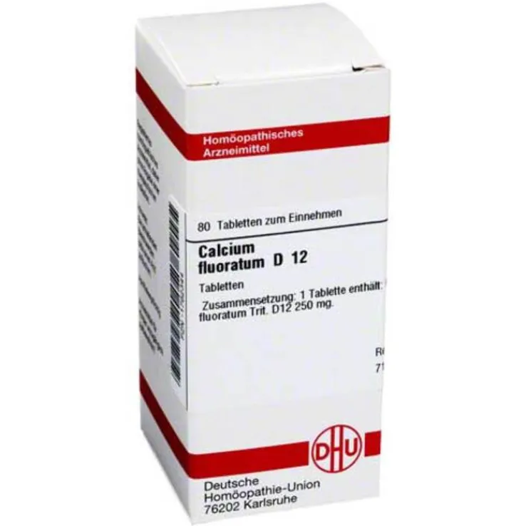 DHU Calcium fluoratum D 12 Tabletten, 80 St