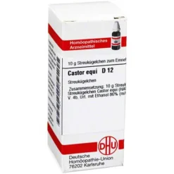 DHU Castor equi D 12 Globuli, 10 g