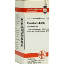 DHU Cinnabaris C 200 Globuli, 10 g