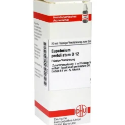 DHU Eupatorium perfoliatum D 12 Dilution, 20 ml> E