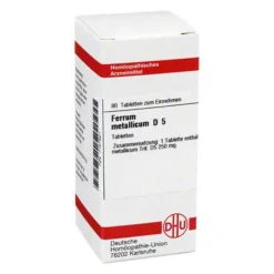 DHU Ferrum metallicum D 5 Tabletten, 80 St