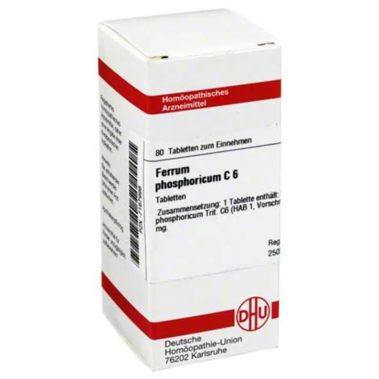 DHU Ferrum phosphoricum C 6 Tabletten, 80 St