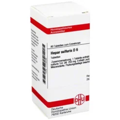 DHU Hepar sulfuris D 6 Tabletten, 80 St