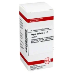 DHU Hepar sulfuris D 12 Tabletten, 80 St
