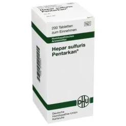 DHU Hepar sulfuris Pentarkan Tabletten, 200 St> Dhu Komplexmittel