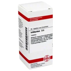 DHU Ichthyolum D 6 Tabletten, 80 St> I-J