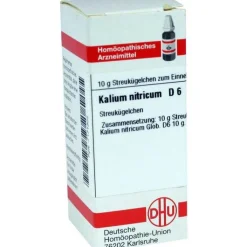 DHU Kalium nitricum D 6 Globuli, 10 g