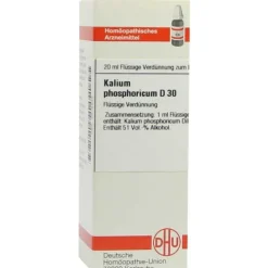 DHU Kalium phosphoricum D 30 Dilution, 20 ml> K