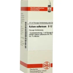 DHU Kalium sulfuricum D 12 Dilution, 20 ml> K