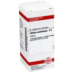 DHU Lithium carbonicum D 4 Tabletten, 80 St