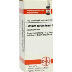 DHU Lithium carbonicum D 30 Globuli, 10 g