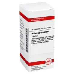DHU Mater perlarum D 4 Tabletten, 80 St