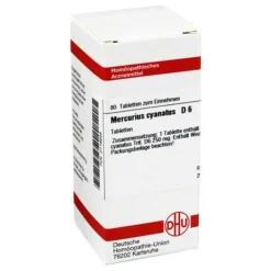DHU Mercurius cyanatus D 6 Tabletten, 80 St> M