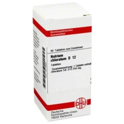 DHU Schüßler-Salze DHU Natrium chloratum D 12 Tabletten, 80 St> Salze 1-12|N