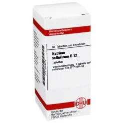 DHU Schüßler-Salze DHU Natrium sulfuricum D 12 Tabletten, 80 St> N|Salze 1-12