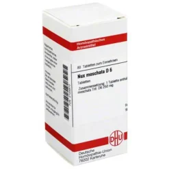 DHU Nux moschata D 6 Tabletten, 80 St