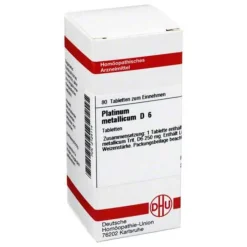 DHU Platinum metallicum D 6 Tabletten, 80 St