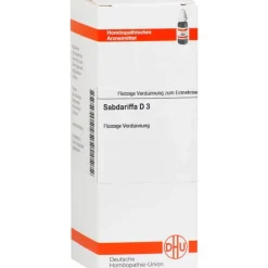 DHU Sabdariffa D 3 Dilution, 20 ml