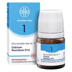 DHU Schüßler-Salze DHU Schüßler-Salz Nr. 1 Calcium fluoratum D12 Globuli, 10 g> Salze Als Globuli|Salze 1-12