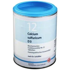 DHU Schüßler-Salz Nr. 12 Calcium sulfuricum D3 Tabletten, 1000 St