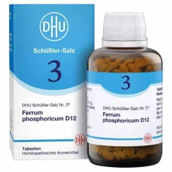 DHU Schüßler-Salz Nr. 3 Ferrum phosphoricum D12 Tabletten, 900 St