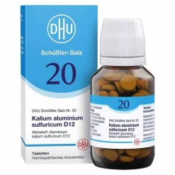 DHU Schüßler-Salze DHU Schüßler-Salz Nr. 20 Kalium aluminium sulfuricum D12 Tabletten, 200 St> Salze 13-24|D 12