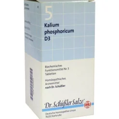 DHU Schüßler-Salze DHU Schüßler-Salz Nr. 5 Kalium phosphoricum D3 Tabletten, 420 St> D 3|Salze 1-12