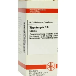 DHU Staphisagria C 6 Tabletten, 80 St