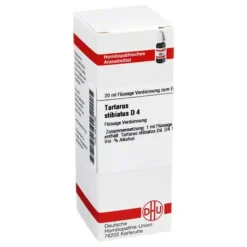 DHU Tartarus stibiatus D 4 Dilution, 20 ml> T