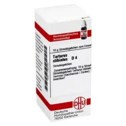 DHU Tartarus stibiatus D 4 Globuli, 10 g