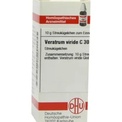DHU Veratrum Viride C 30 Globuli, 10 g
