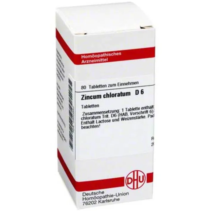 DHU Zincum chloratum D 6 Tabletten, 80 St> W-Z